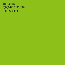 #8EC01A - Pistachio Color Image