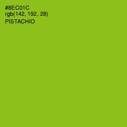 #8EC01C - Pistachio Color Image
