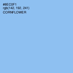 #8EC0F1 - Cornflower Color Image