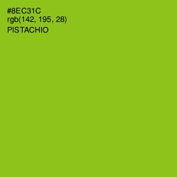 #8EC31C - Pistachio Color Image