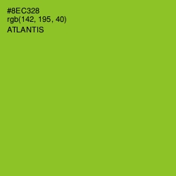 #8EC328 - Atlantis Color Image