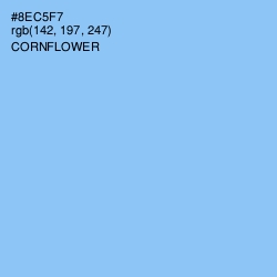 #8EC5F7 - Cornflower Color Image