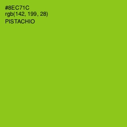 #8EC71C - Pistachio Color Image