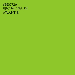 #8EC72A - Atlantis Color Image