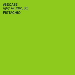 #8ECA1E - Pistachio Color Image