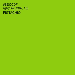 #8ECC0F - Pistachio Color Image