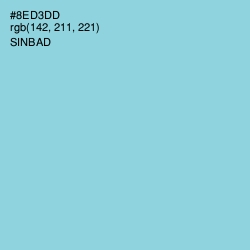 #8ED3DD - Sinbad Color Image