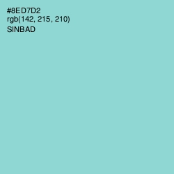 #8ED7D2 - Sinbad Color Image