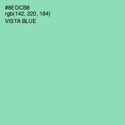 #8EDCB8 - Vista Blue Color Image