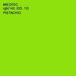 #8EDF0C - Pistachio Color Image