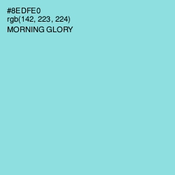 #8EDFE0 - Morning Glory Color Image