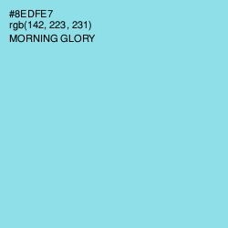 #8EDFE7 - Morning Glory Color Image