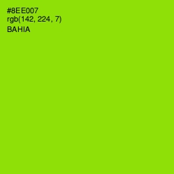 #8EE007 - Bahia Color Image
