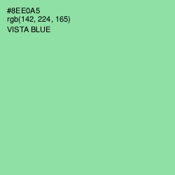 #8EE0A5 - Vista Blue Color Image
