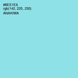 #8EE1E6 - Anakiwa Color Image