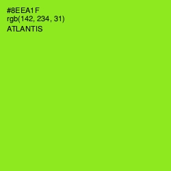 #8EEA1F - Atlantis Color Image