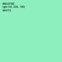 #8EEFBE - Algae Green Color Image
