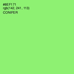 #8EF171 - Conifer Color Image