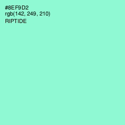 #8EF9D2 - Riptide Color Image