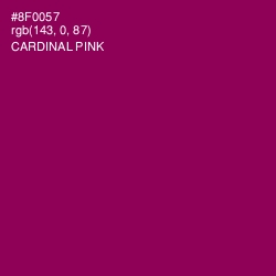 #8F0057 - Cardinal Pink Color Image