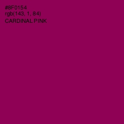 #8F0154 - Cardinal Pink Color Image