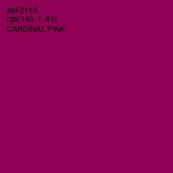 #8F0155 - Cardinal Pink Color Image