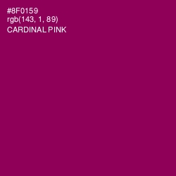 #8F0159 - Cardinal Pink Color Image