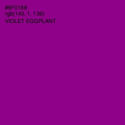 #8F0188 - Violet Eggplant Color Image