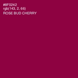 #8F0242 - Rose Bud Cherry Color Image