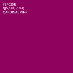 #8F025E - Cardinal Pink Color Image