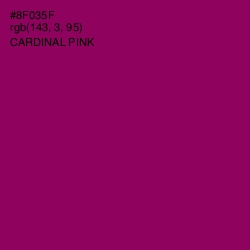 #8F035F - Cardinal Pink Color Image