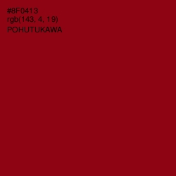 #8F0413 - Pohutukawa Color Image