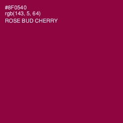 #8F0540 - Rose Bud Cherry Color Image