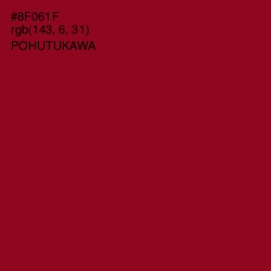 #8F061F - Pohutukawa Color Image