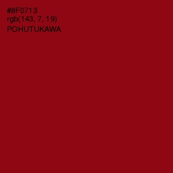 #8F0713 - Pohutukawa Color Image