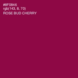 #8F0846 - Rose Bud Cherry Color Image