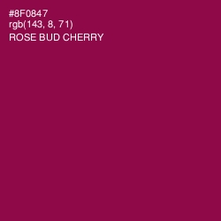 #8F0847 - Rose Bud Cherry Color Image