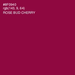 #8F0940 - Rose Bud Cherry Color Image