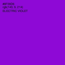 #8F09D6 - Electric Violet Color Image