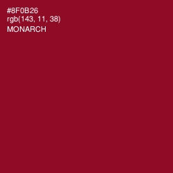 #8F0B26 - Monarch Color Image