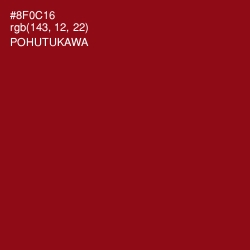 #8F0C16 - Pohutukawa Color Image