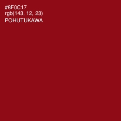 #8F0C17 - Pohutukawa Color Image