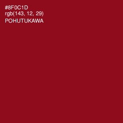 #8F0C1D - Pohutukawa Color Image