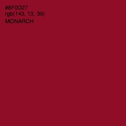 #8F0D27 - Monarch Color Image