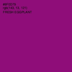 #8F0D79 - Fresh Eggplant Color Image