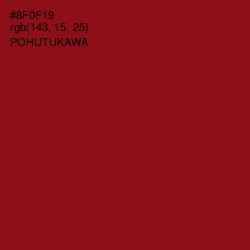 #8F0F19 - Pohutukawa Color Image