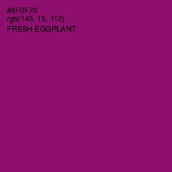 #8F0F70 - Fresh Eggplant Color Image