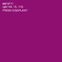 #8F0F71 - Fresh Eggplant Color Image