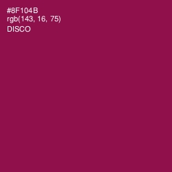 #8F104B - Disco Color Image