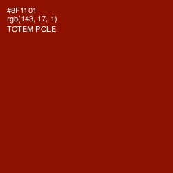 #8F1101 - Totem Pole Color Image